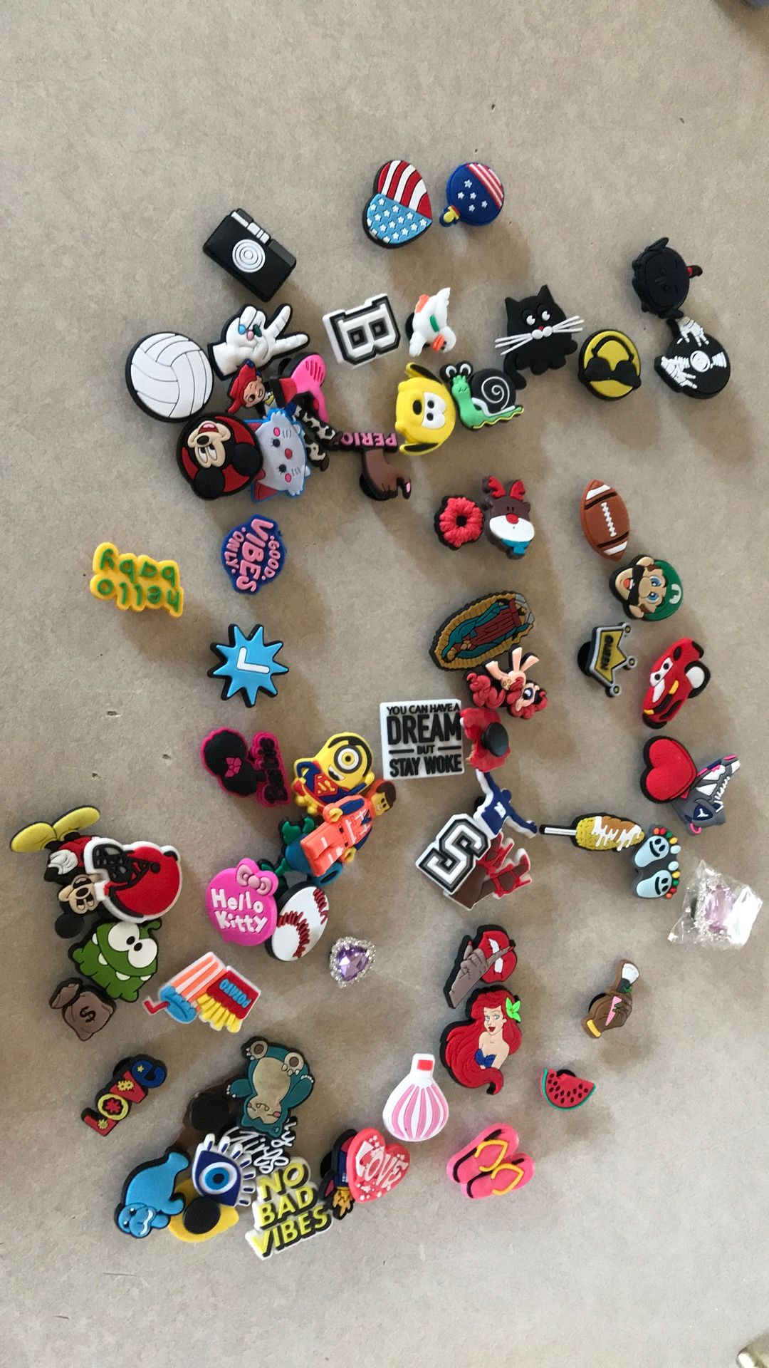 Bunch Of Croc Charms