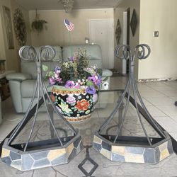 Metal Flower/Plant Holders 