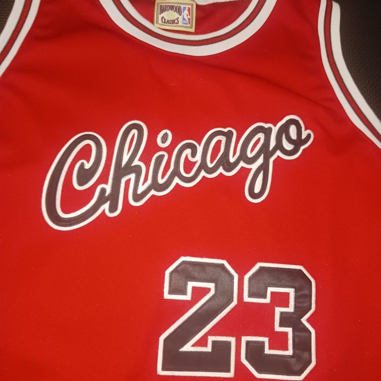 Buy #23 Chicago Bulls NBA Retro Throwback Red Men's Jersey (Large