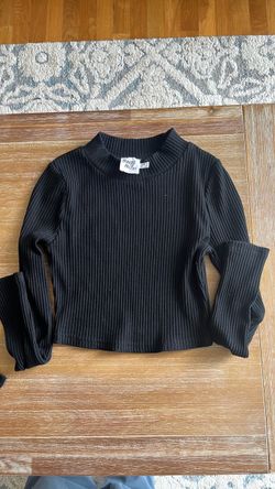 Princess Polly long sleeve black top Sz Xs