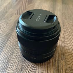 Sony E-mount 35mm F1.8 OSS prime lens