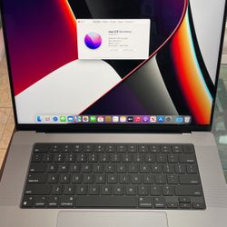 16” MacBook Pro M1Pro 16GB 512GB SSD