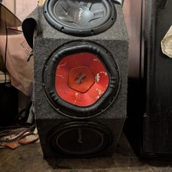 Pioneer/Sony Xplod 3 12" Subwoofer + Amplifiers