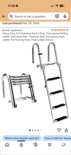 Used deck/boat  ladder