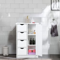 KUPCHAK Bathroom Storage Cabinet 4 Drawers