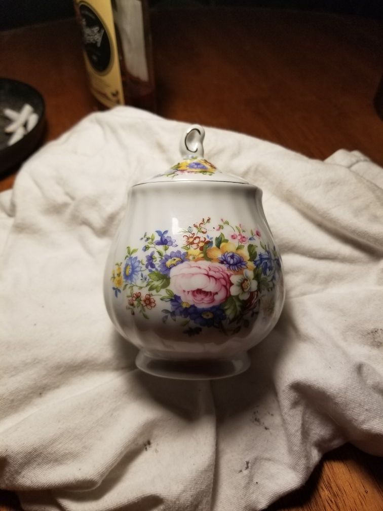 Antique Reflections by J. Godinger & Co. Porcelain Sugar container