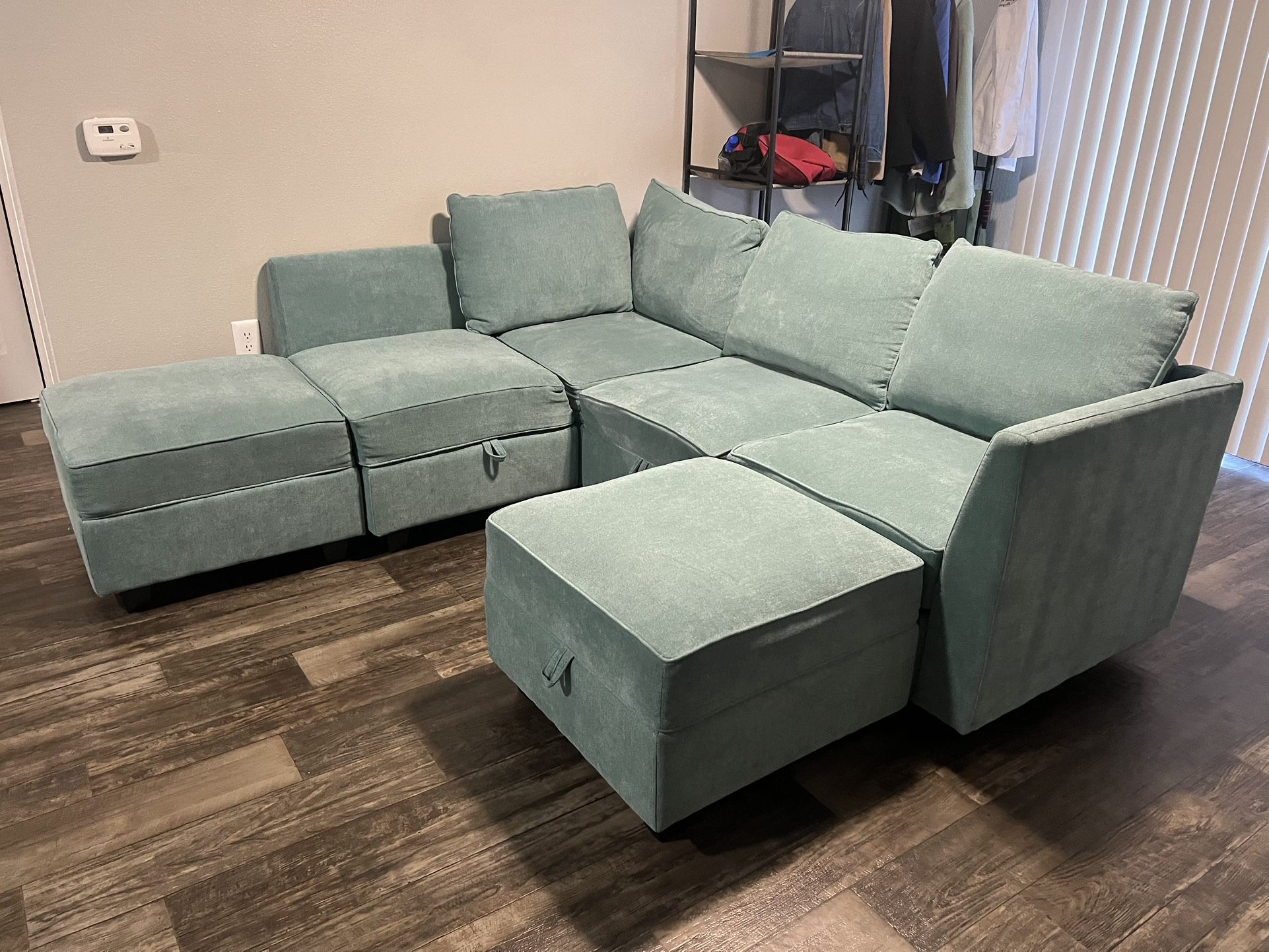 Section Sofa With Hidden Storage