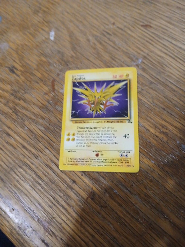 First Edition Zapdos