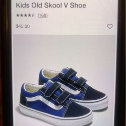 Vans 2 Pairs Size 3 In Kids