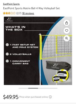 4-way Volleyball Set 