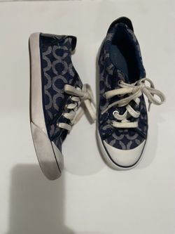 Coach Denim Sneakers Size: 5.5