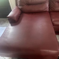 Red Sectional Sofa 