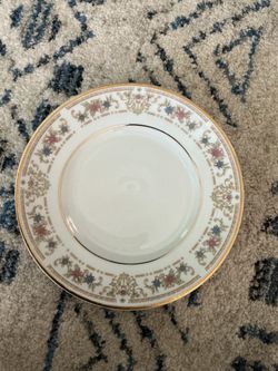 Set of 6 Baum Bros Concord Fine Porcelain Small Plates - Made in Poland