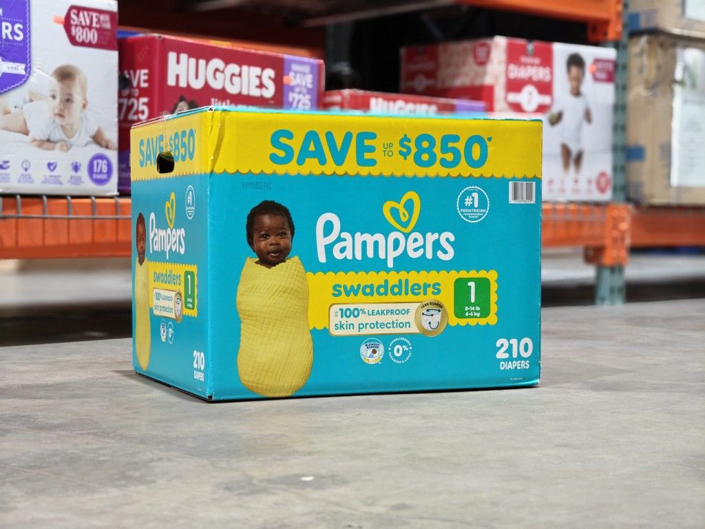 Pampers Swaddlers Size 1 Diapers 210ct