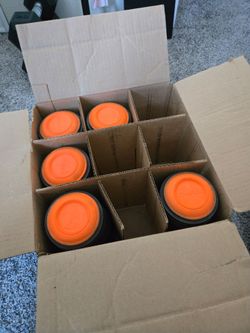 CHAMPION Clay Shooting Targets Lot of 78 Orange Pigeons Skeet Practice