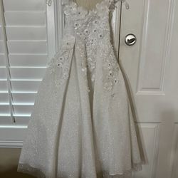 Little Girls Sparkly Dress Size 4/5 Toddler Girl