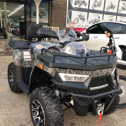 Fully Assembled Gas ATV300CC With Reverse 