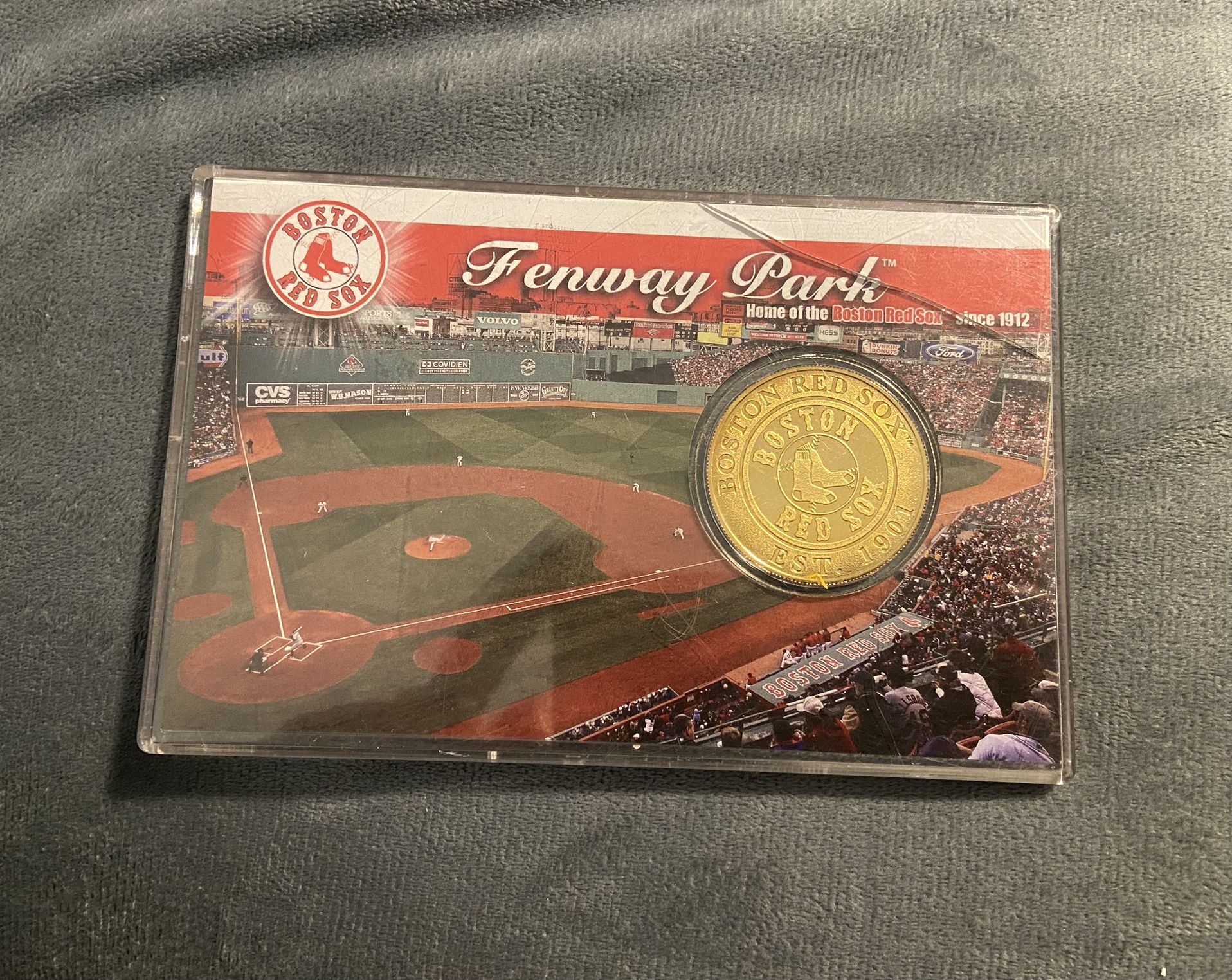 Fenway Park 24 Karat Gold Overlay Medallion Limited Edition