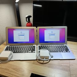 Two Apple MacBook Airs With Brand New Chargers 
