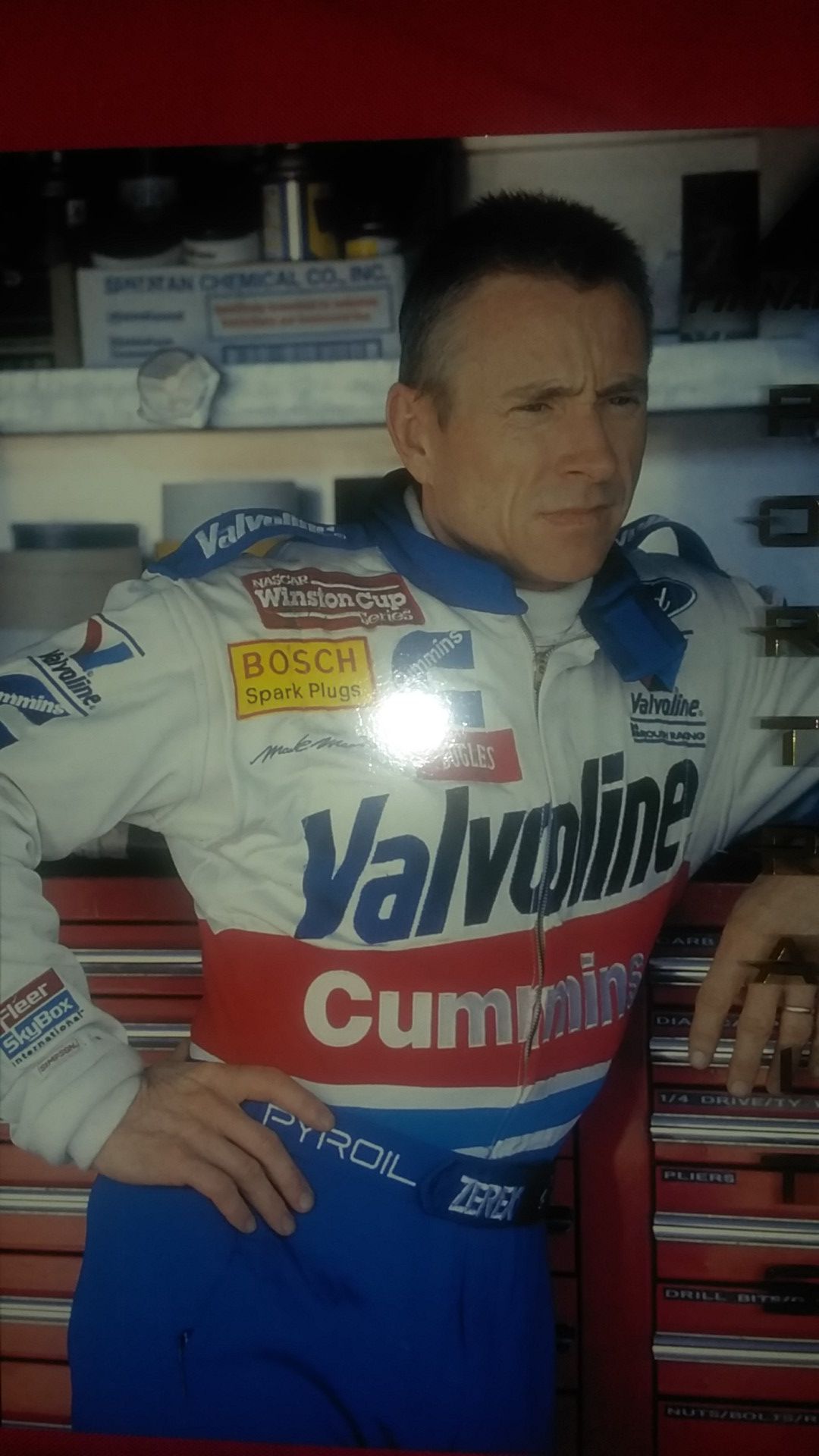 Mark Martin 8 X 10 Pinnacle Portraits Picture