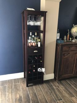 Wine rack / holder with drawer