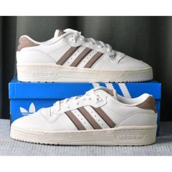 Adidas Rivalry Low Basketball Shoes | IG6310 | White/Brown