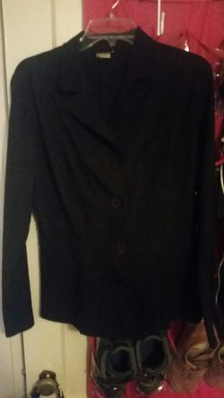 Black women's dress coat