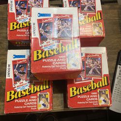 1990 Donruss Baseball Cards. Error Boxes 