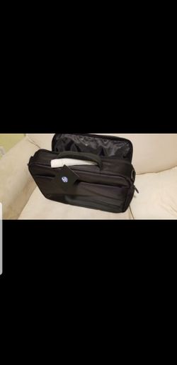 HP 17" Black Padded High Quality Laptop Bag Briefcase with Shoulder Strap