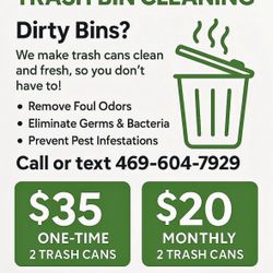 Trash Can ( Cleaning )