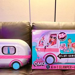 LOL Surprise OMG Glamper Fashion Camper Deluxe Doll Playset 