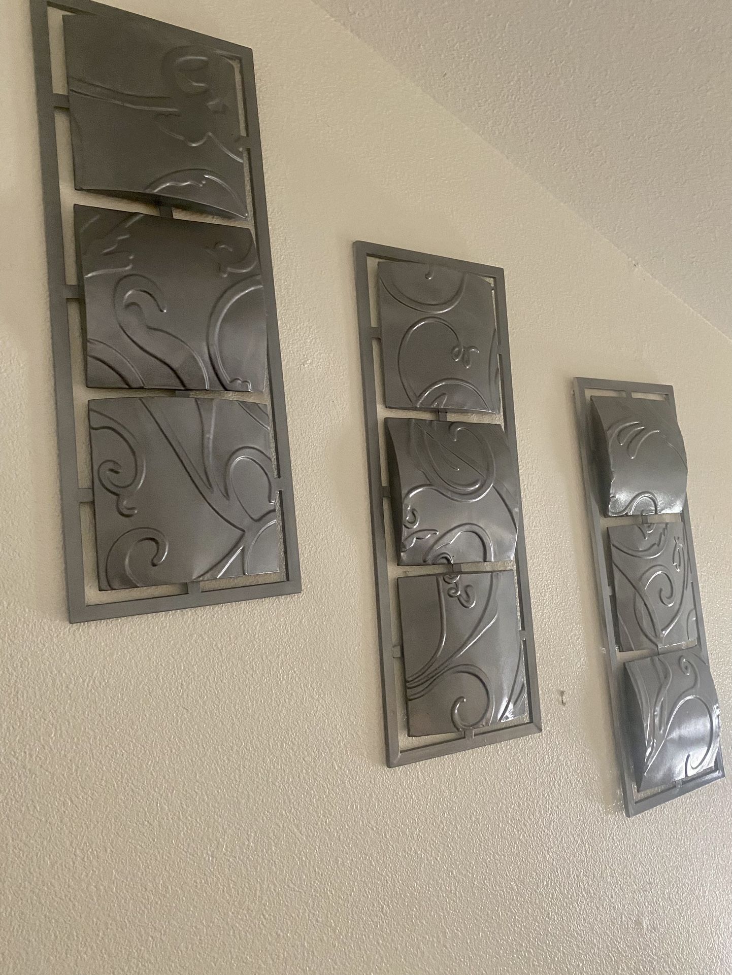 Wall Metal decor X 3