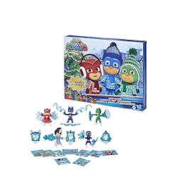 PJ Masks Kids Advent Calendar, 24 Daily Surprise Toys Including PJ Masks Action Figures, Accessories, and Stickers, Countdown Calendar, Ages 3 and Up