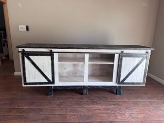 Handmade Rustic Farmhouse TV Stand / Buffet Table – 84”