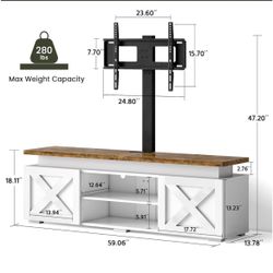 Brand New Entertainment Center With Built In TV Stand 
