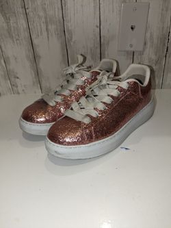 Size 8.5 Pink Glitter Shoes