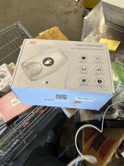 [269].  JZBRAIN Hand Massager with Heat and Compression : Full Hand & Wrist Massage, Cordless Electric Hand Massager with 6 Modes & 6 Intensities for 