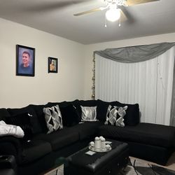 Comfortable L Shape Sectional Couch Set 