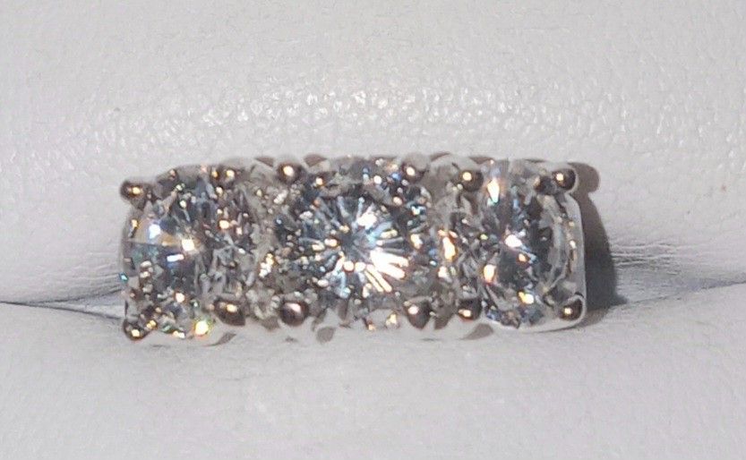 Sterling Silver Cz Ring