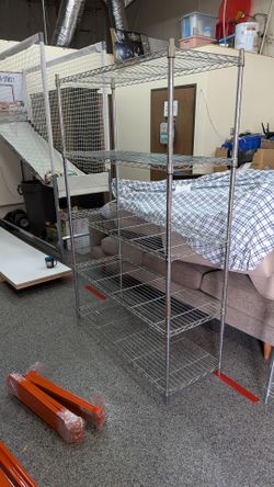 STORAGE RACK 6 FT BY 4 FT BY 18 IN. CITY OF ORANGE. $50 FIRM