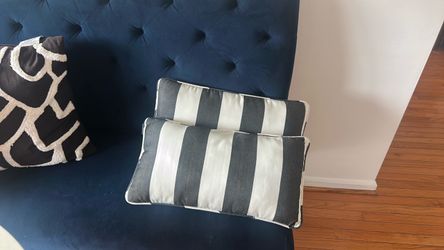 Stripe Lumbar toss pillows (2)