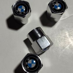 Set Of 4 New Wheel Tire Caps Air Valve Stem Cover For BMW Car