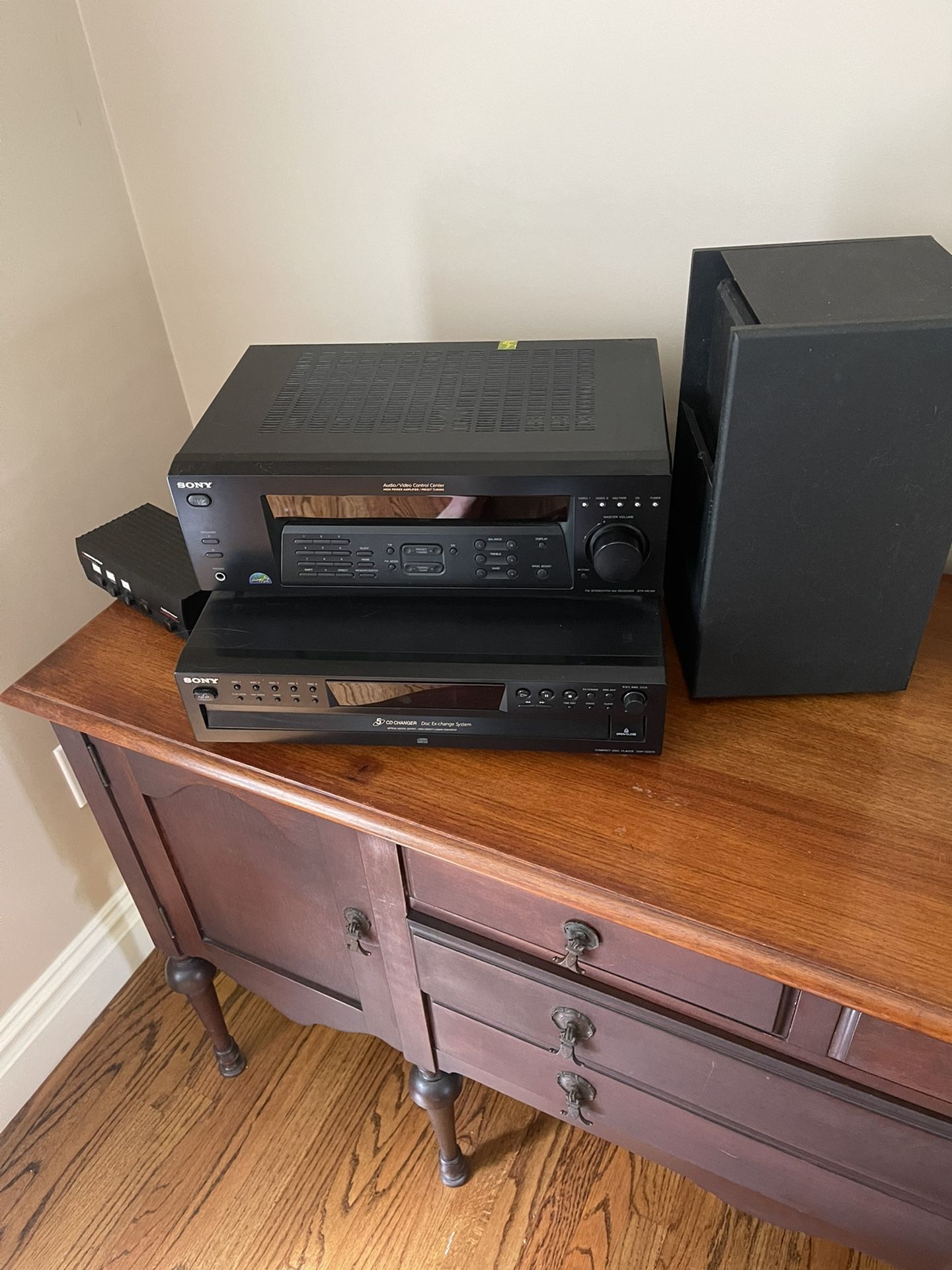 Sony Sound System with Bose Speakers and Base