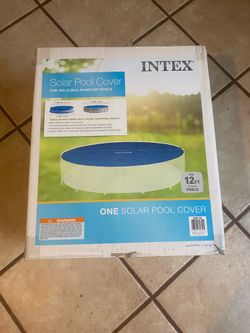 Intex Solar Pool Cover for Pools 12ft Across