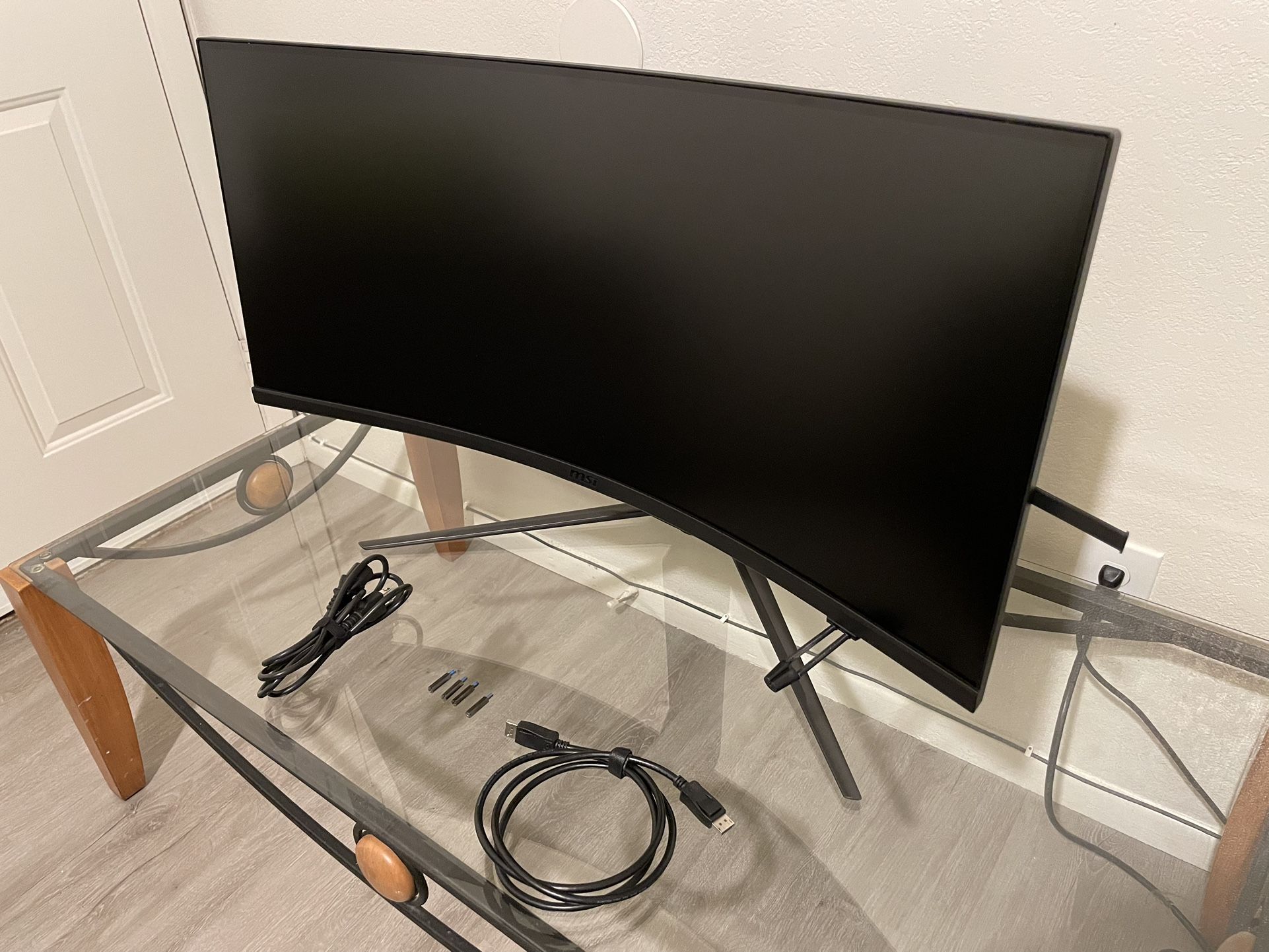 MSI MPG ARTYMIS 343CQR, 34" Gaming Monitor, 3440 x 1440 (UWQHD), VA, 165Hz, FreeSync Premium, HDR 400, HDMI, Displayport, USB C, Tilt, Swivel, Height 