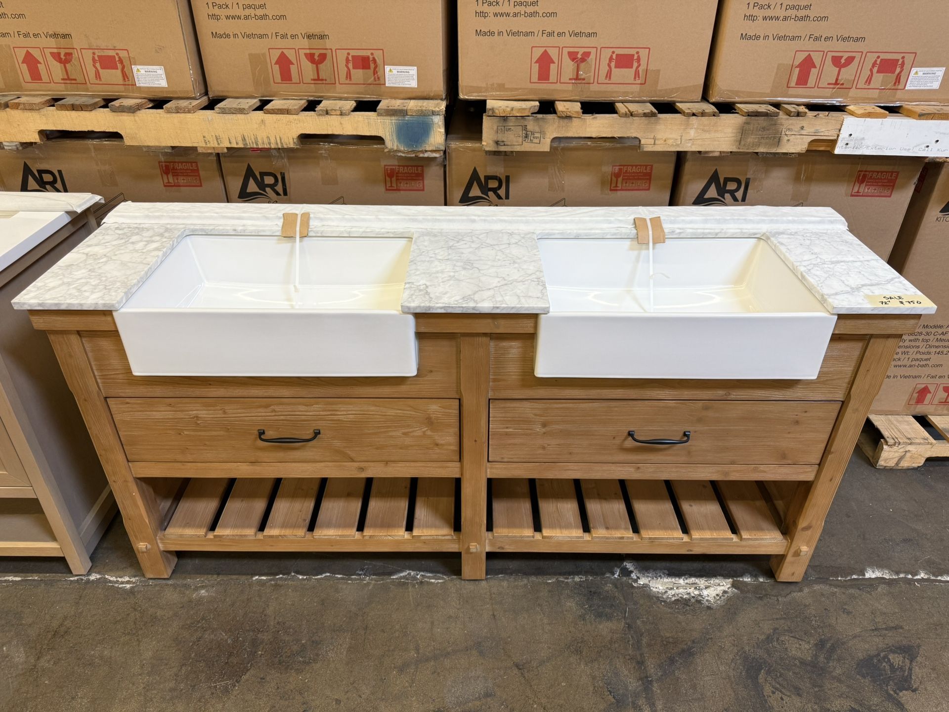 New! 72” Bathroom Vanity- Sale!