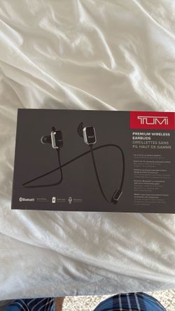Brand New TUMI Premium Wireless Earbuds – NIB / Unopened