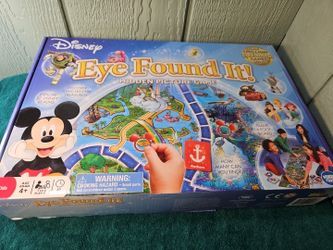 Wonderforge World of Disney Eye Found It Board Game Educational Gift New Sealed