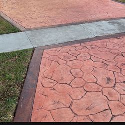Stamped Concrete Drive Ways