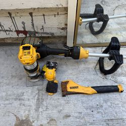 Tool Lot Dewalt Router, Stapler,